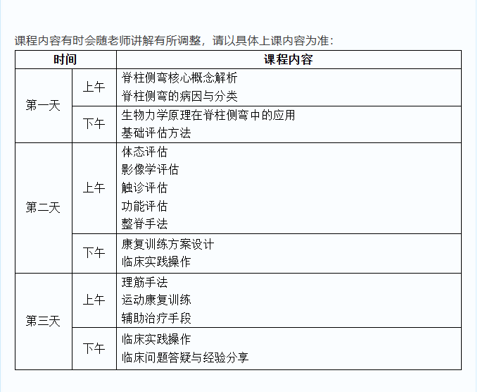 【开班通知】9月14日 新中医诊疗体系全国第二届脊柱侧弯矫正培训班